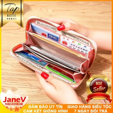 Free ship 8 màu Ví Cầm Tay Nữ Dài Cao Cấp Phong Cách Hàn Quốc TVNN145 - 439.000₫