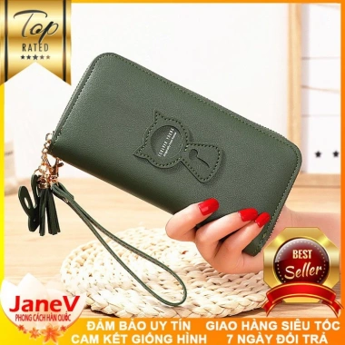 Free ship 8 màu Ví Cầm Tay Nữ Dài Cao Cấp Phong Cách Hàn Quốc TVNN145 - 439.000₫