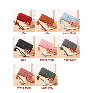 Free ship 8 màu Ví Cầm Tay Nữ Dài Cao Cấp Phong Cách Hàn Quốc TVNN145 - 439.000₫ 9 Free ship 8 màu Ví Cầm Tay Nữ Dài Cao Cấp Phong Cách Hàn Quốc TVNN145 - 439.000₫ 9
