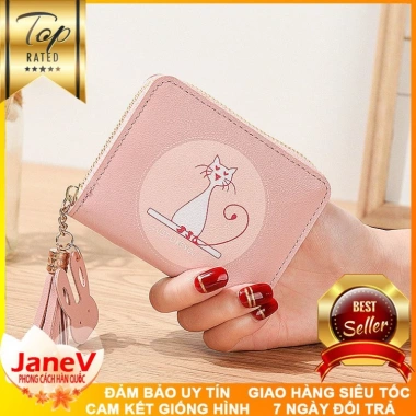 Free ship 8 màu Ví Nữ Mini Cầm Tay Dễ Thương Nữ Tính Hàn Quốc TVNN237 419k