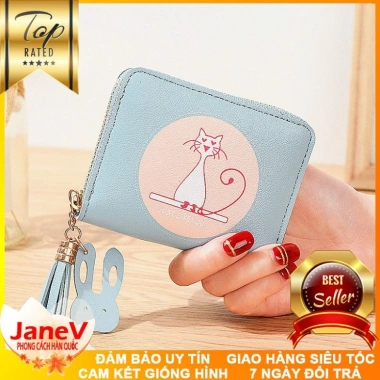 Free ship 8 màu Ví Nữ Mini Cầm Tay Dễ Thương Nữ Tính Hàn Quốc TVNN237 419k 2