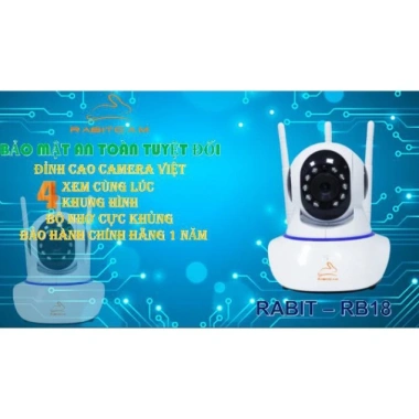 Free ship Camera 3 Râu RABITCAM 2.0 HD1.080 thẻ nhớ 32G, lưu trữ 15 ngày - 1.039.000₫