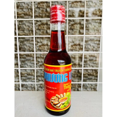 FREE SHIP Chai thuỷ tinh 330ml Nước mắm Cốt Nhĩ Lù Phương Lam Cà Ná - Giá chỉ 70.000 VND 2