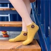 Free ship Combo 5 đôi Vớ Nữ gấu brown dễ thương - thấm hút mồ hôi, 19.000 VND 2