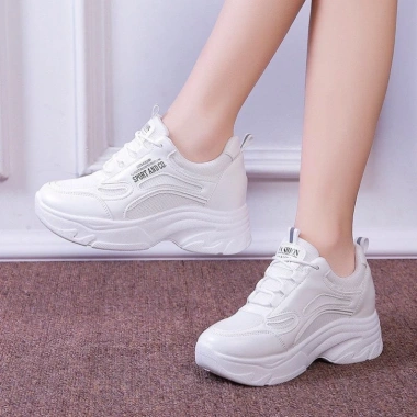 Free ship Giày Thể Thao Nữ Snaker Fashion Đế Độn, Kiểu Trẻ Trung, Giá 750k (Giá Gốc 907.5k)