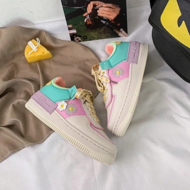 Free ship Giày Thể Thao Sneaker Nữ Dây Hoa Cúc Giá chỉ 698.000 kèm phụ kiện 3