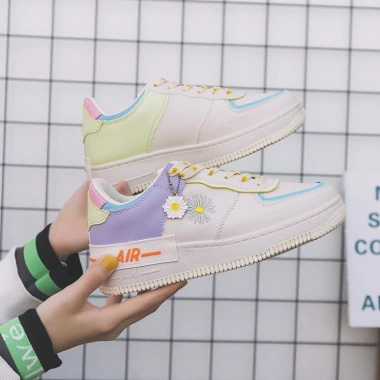 Free ship Giày Thể Thao Sneaker Nữ Dây Hoa Cúc Giá chỉ 698.000 kèm phụ kiện 5
