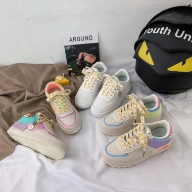 Free ship Giày Thể Thao Sneaker Nữ Dây Hoa Cúc Giá chỉ 698.000 kèm phụ kiện 7