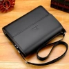 Free ship Túi đeo chéo da công sở T74 33x25x7cm Nâu-Đen, cặp laptop sang trọng, giảm còn 1.320.000₫ 4