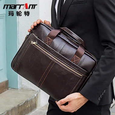 Free ship Túi xách cặp da bò cao cấp T37 37x28x7cm đựng laptop Nâu - 1.85 triệu