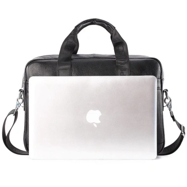 Free ship Túi xách cặp da bò PI UNCLE T11 40x28x10cm cho laptop 14 inch Giá chỉ 1,580,000₫