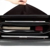 Free ship Túi xách cặp da bò T21 khóa số, laptop 14inch, Nâu-Đen, giảm còn 1.78tr 8
