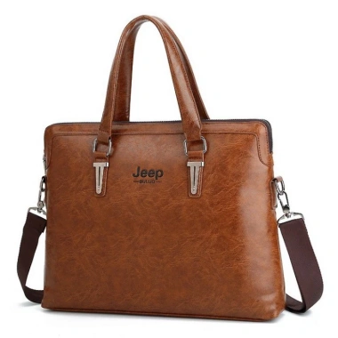 Free ship Túi xách cặp da JEEP 42x32x7cm, vừa laptop 15.6 inch, giá 1.4 triệu