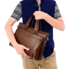 Free ship Túi xách cặp da LEINASEN 39x30x10 cm đựng laptop - 3 màu Nâu đậm, Nâu sáng, Đen - Giá ưu đãi 1,5 triệu 2