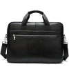 Free ship Túi xách da bò cao cấp T38 39.5x28.5x6.7cm laptop - Nâu Đen Xám Xanh 2