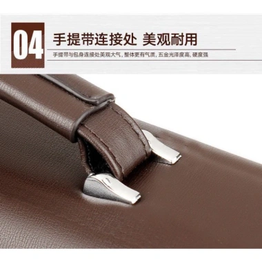 Free ship Túi xách đeo chéo nam da bò ZHIZUNCANGUROOS T52 33x25x8cm Nâu-Đen 1.79tr
