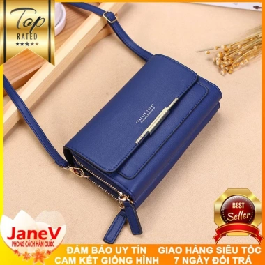 Free ship Ví Cầm Tay Nữ 7 Màu Đeo Chéo Sang Trọng Phong Cách Hàn Quốc Giá 549.000đ