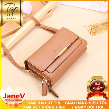Free ship Ví Cầm Tay Nữ 7 Màu Đeo Chéo Sang Trọng Phong Cách Hàn Quốc Giá 549.000đ