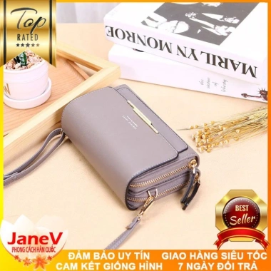 Free ship Ví Cầm Tay Nữ 7 Màu Đeo Chéo Sang Trọng Phong Cách Hàn Quốc Giá 549.000đ