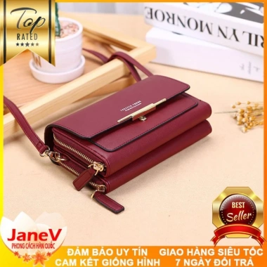 Free ship Ví Cầm Tay Nữ 7 Màu Đeo Chéo Sang Trọng Phong Cách Hàn Quốc Giá 549.000đ