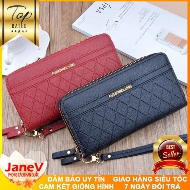 Free ship Ví Cầm Tay Nữ Dài Cao Cấp 6 Màu Phong Cách Hàn Quốc - Giá chỉ 479.000đ