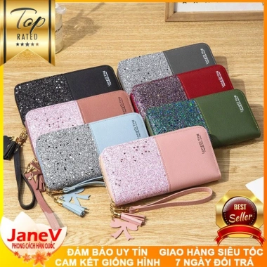 Free ship Ví Cầm Tay Nữ Dài Cao Cấp 7 Màu Phong Cách Hàn Quốc - Giá Ưu Đãi 459k 3