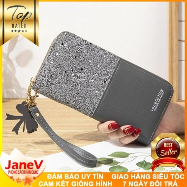 Free ship Ví Cầm Tay Nữ Dài Cao Cấp 7 Màu Phong Cách Hàn Quốc - Giá Ưu Đãi 459k 10