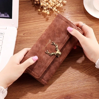 Free ship Ví Cầm Tay Nữ Dáng Dài Cao Cấp 5 Màu Phong Cách Hàn Quốc - Giá 479k