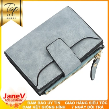 Free ship Ví Nữ Mini Ngắn 6 Màu Cao Cấp Phong Cách Hàn Quốc - Giá 459k 6