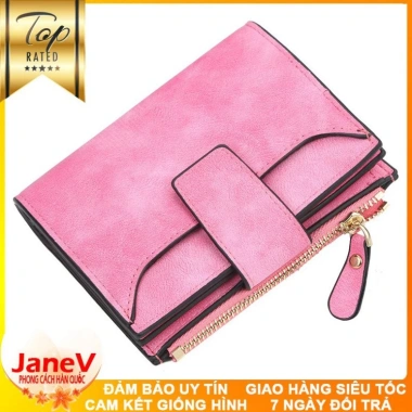 Free ship Ví Nữ Mini Ngắn 6 Màu Cao Cấp Phong Cách Hàn Quốc - Giá 459k 7