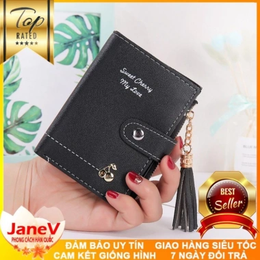 Free ship Ví Nữ Mini Ngắn Cầm Tay 6 Màu Phong Cách Hàn Quốc TVNN161 Giá 419k