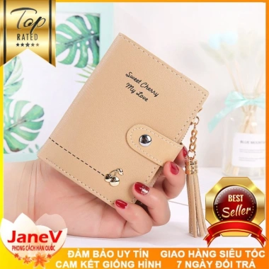 Free ship Ví Nữ Mini Ngắn Cầm Tay 6 Màu Phong Cách Hàn Quốc TVNN161 Giá 419k