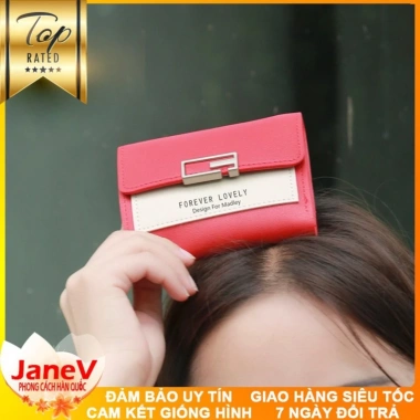 Free ship Ví Nữ Mini Ngắn Cầm Tay 8 Màu Phong Cách Hàn Quốc TVNN184 Giá 395k