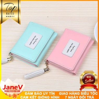 Free ship Ví Nữ Mini Ngắn Cầm Tay Dễ Thương 4 Màu Hàn Quốc TVNN222 409.000₫ 3 Free ship Ví Nữ Mini Ngắn Cầm Tay Dễ Thương 4 Màu Hàn Quốc TVNN222 409.000₫ 3