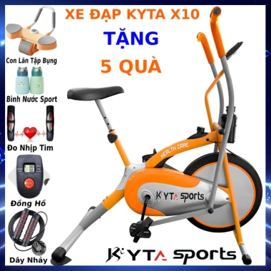 Free Ship Xe đạp tập thể dục Kyta Sport chính hãng, combo 3 quà HOT, bảo hành 3N, giá 1.499.000