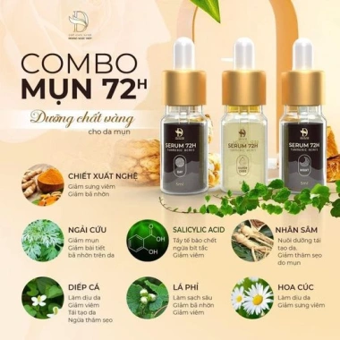 FREESHIP 50K Serum Turmeric Giảm Mụn Thâm Rỗ 72h Giá chỉ 405k Mỹ phẩm Thế Giới 4
