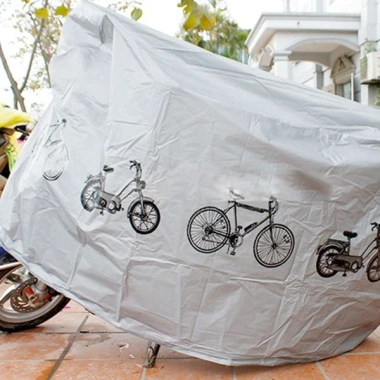 FREESHIP Áo trùm xe máy vải dù chống thấm nước, họa tiết xe, giá 49.000₫ 3