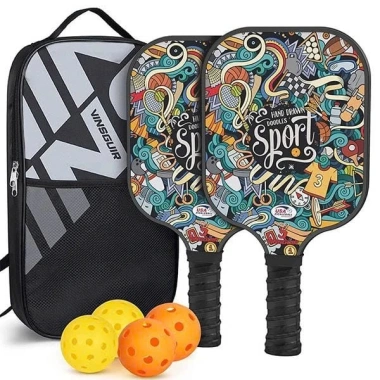 FREESHIP Bộ 2 Vợt Pickleball + 4 Bóng và Túi Đựng - AMONO Hỏa Tốc Giá 299k