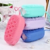 [FREESHIP] Bông tắm silicone tạo bọt 2 mặt mềm, dây treo, hình chuột - 19.000đ