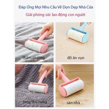 [FREESHIP] Cây lăn bụi đa năng làm sạch quần áo, ga giường, sofa, lông thú cưng - Giá chỉ 29.000₫ 3
