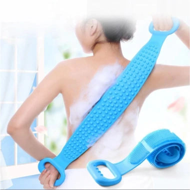 [FREESHIP] Dây Tắm Chà Lưng Silicon 2 Mặt Đa Năng – Giá 19.000₫, Bảo vệ lưng 7