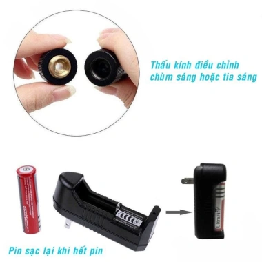 FREESHIP Đèn pin laser YL-303 tia xanh lá cực mạnh – Siêu sáng, chỉ 109.000 VNĐ