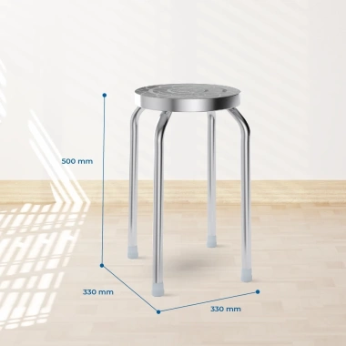 [FREESHIP] Ghế inox Dona QUI PHÚC combo 10 ghế - An toàn, tiện lợi, inox cao cấp, sáng bóng, chịu lực 120kg - 1.89 triệu 4