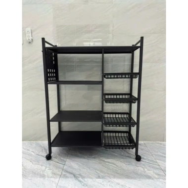 Freeship Kệ Lò Vi Sóng Inox Siêu Bền, Thiết Kế Hiện Đại Cao Cấp cho Nhà Bếp 4