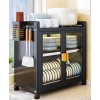 FreeShip Kệ úp bát đĩa tủ chén sắt son tĩnh điện, có nắp đậy bền đẹp, 499.000₫ 7