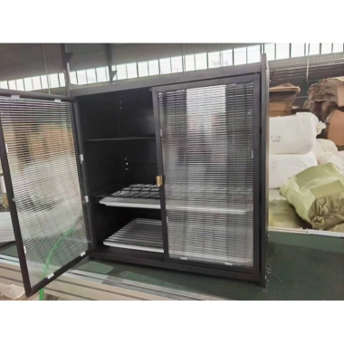 FreeShip Kệ úp bát đĩa tủ chén sắt son tĩnh điện, có nắp đậy bền đẹp, 499.000₫ 10
