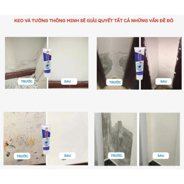FREESHIP Keo vá vết nứt tường 250gr xanh, chống nước, chống mốc, 29.000 VND 7