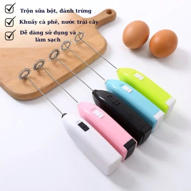 FREESHIP Máy Đánh Bọt Cafe Cầm Tay Đánh Trứng, Tạo Bọt Siêu Tiện Dụng 88.065 5