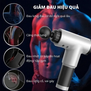 FREESHIP Máy mát xa cầm tay cao cấp - Massage gun mini, mát xa toàn thân, đấm bóp lưng, cổ vai gáy - Giá chỉ 299k 4 FREESHIP Máy mát xa cầm tay cao cấp - Massage gun mini, mát xa toàn thân, đấm bóp lưng, cổ vai gáy - Giá chỉ 299k 4