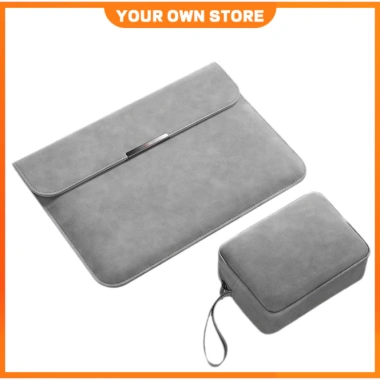 FREESHIP Túi Da Chống Sốc Đựng MacBook/Laptop + Túi Nhỏ Kháng Nước Giá 106.700₫